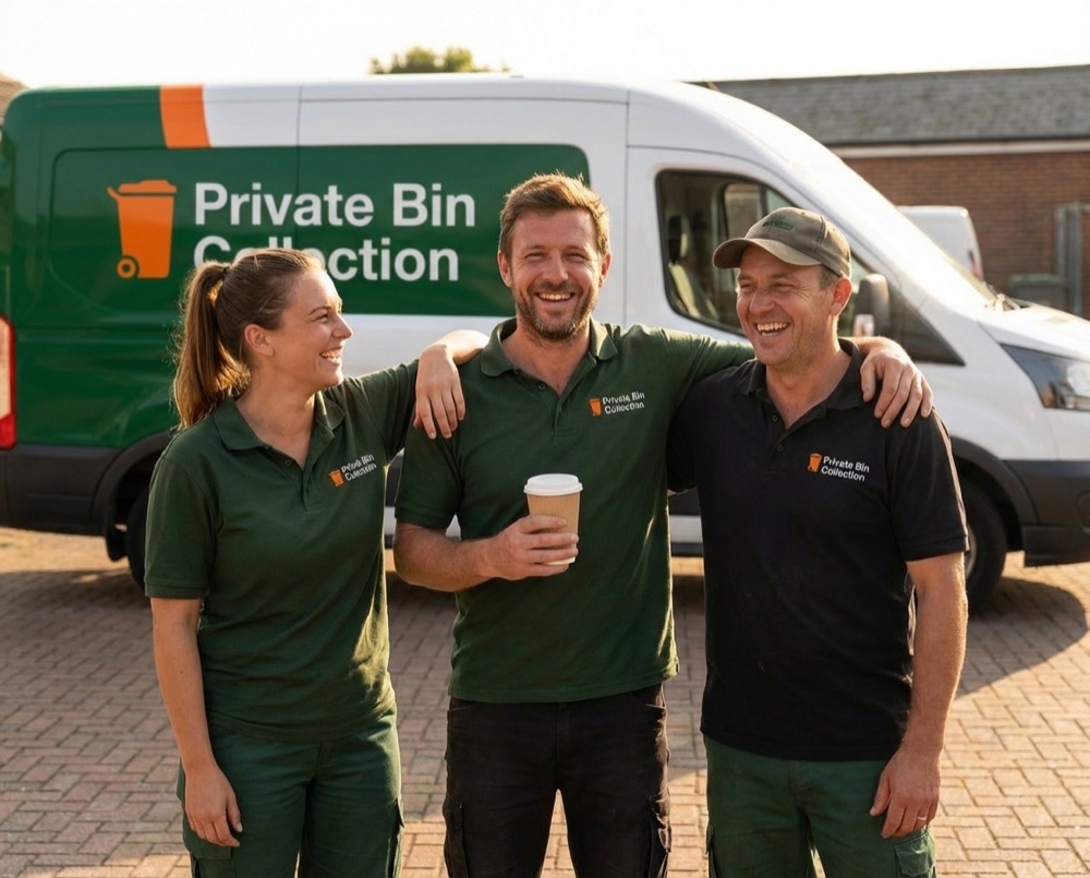 Local private bin collection team serving Aldingbourne, West Sussex